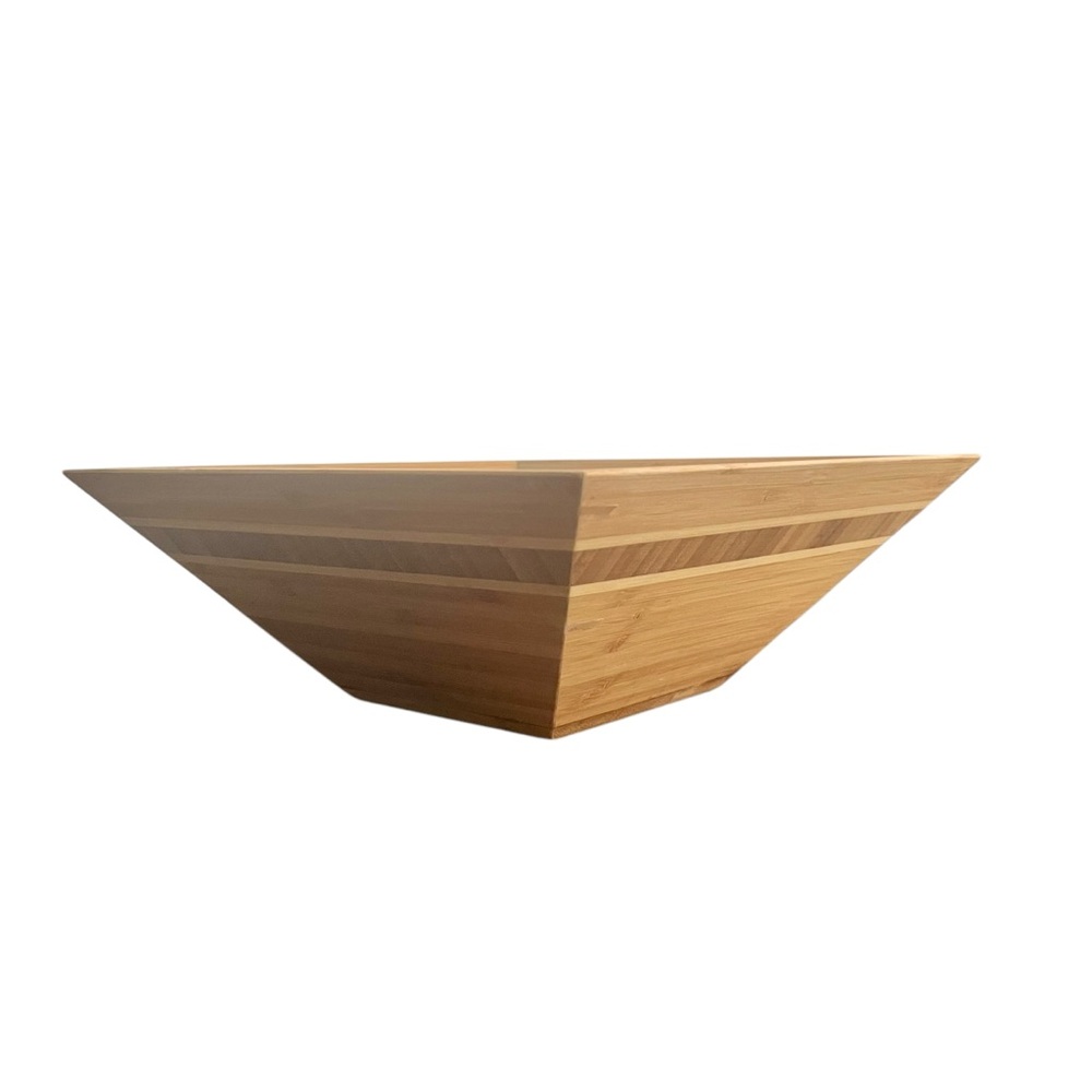 Totally Bamboo 12" Square Inlay Bowl